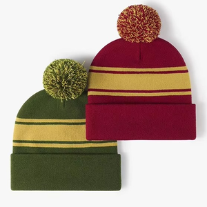 Bonnet en tricot unisexe sans revers, personnalisé avec logo, qualité supérieure, respirant et imperméable, en peluche, classique, pour l'hiver, à prix réduit - Product Image 3