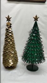 Metal Christmas <b>Tree</b> miniature evergreen <b>tree</b> - Product Image 5