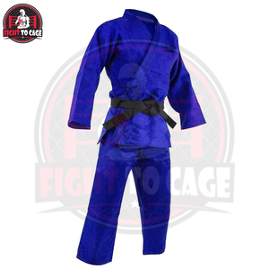 Traje de Judo Ligero y Elástico, Transpirable, 100% Algodón, con Logotipo Frontal, Corte Automatizado, Fácil Movimiento para Entrenamiento y Competición - Product Image 4