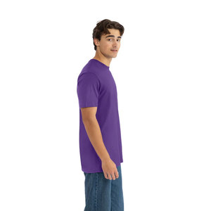 Commandes en gros de T-shirts unisexes en coton tricoté de qualité supérieure pour impression personnalisée, respirants pour les vêtements de niveau professionnel - Product Image 1