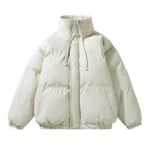 PLAYER'S POINT Veste polaire unisexe à fermeture éclair intégrale, col montant, bleu uni, manches longues, décontractée, pour le printemps, imperméable et coupe-vent - Product Image 4