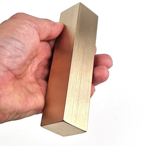 Custom Logo 500g Top-quality Investment Brass <b>Bar</b> Finish Solid Brass Ingot UK Origin - Product Image 4