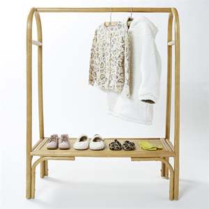 Porte-vêtements en rotin tressé, présentoirs de vêtements en cannage de la plus haute qualité - Product Image 3