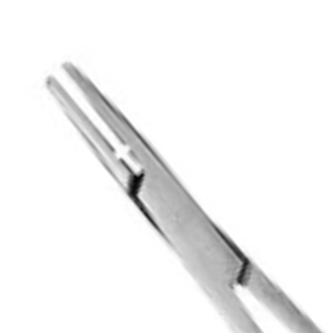 Portaagujas de madera Crile de 15 cm con ranura, instrumento quirúrgico de acero inoxidable para sutura, herramienta de pinza para sujetar agujas dentales - Product Image 2