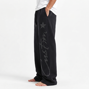 Pantalones Jogger de Algodón Grueso Personalizados para Hombre, Pantalones Deportivos Holgados de Estilo Urbano, Logotipo Personalizado, Marca Privada - Product Image 3