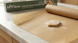 Rollo de Papel para Hornear Europeo de 30 cm x 15 m, Resistente al Calor, Ecológico, Biodegradable, Recubierto de Silicona, Doble Cara - Product Image 5