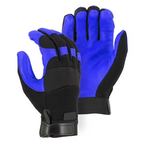 Guantes Mecánicos para Protección Industrial de Manos, Guantes Mecánicos de Cuero Granulado de Vaca con Respaldo Laminado de Spandex Transpirable - Product Image 5