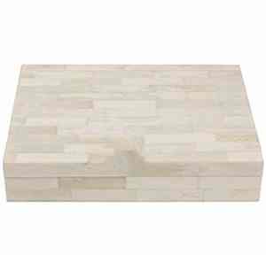 Caja de joyería hecha a mano con incrustaciones de madera y hueso – Organizador de collares, pulseras, anillos y pendientes de la India - Product Image 3