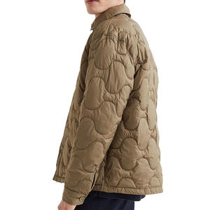 <b>Men</b>’s <b>Lightweight</b> Brown Puffer <b>Jacket</b> Autumn Winter Down Coat, Warm Outdoor Casual Quilted Padding <b>Jacket</b> for <b>Men</b> - Product Image 4