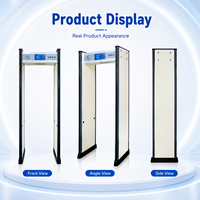 Portique de sécurité à scanner corporel complet avec 33 zones et écran LCD, détecteur de métaux haute sensibilité pour aéroport