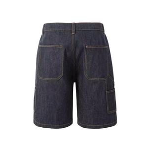 High Quality Custom Men's <b>Shorts</b> Casual American High Street Raw Denim Loose Straight Jorts Jeans for Men - Product Image 2