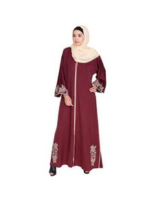 Moderno musulmán Dubai Abaya corto Turquía Causal Formal ropa modesta Abaya mujeres musulmán vestido Casual moderno corto Abaya - Product Image 2