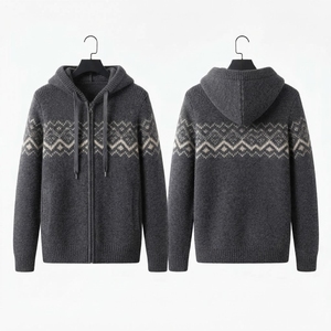 Sweat-shirts pour hommes en molleton de coton épais, coupe classique, avec poche, imperméables, personnalisables en gros, fabrication OEM directe - Product Image 1