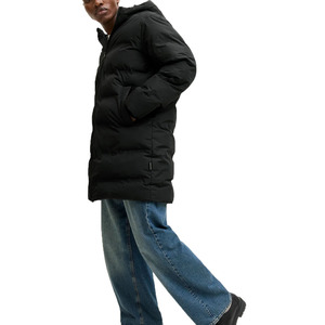 Custom Printed Winter Detachable Puffer <b>Jacket</b> Women <b>Men</b> Warm Windproof Parka Coats Zipper <b>long</b> coat - Product Image 4