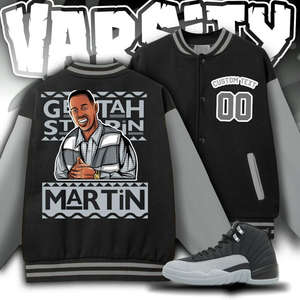 Chaqueta universitaria de cuero y lana de diseño personalizado con zapatos a juego, chaquetas de béisbol con letras bordadas para hombre - Product Image 1