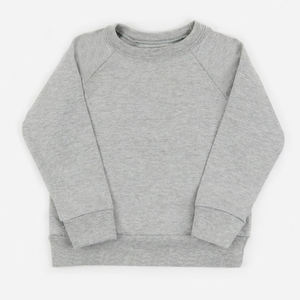 Pull-over en maille à col rond gris pour garçons, style décontracté, collection automne, vente en gros - Product Image 4