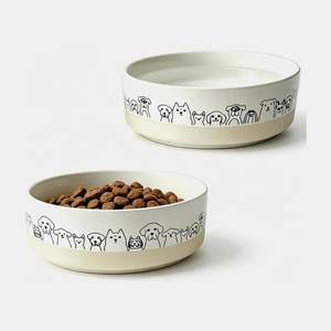 Tazón de Cerámica Personalizado para Mascotas, Perros y Gatos, con Opciones de Forma, Tamaño, Color, Logotipo y Patrón, Construcción Duradera - Product Image 4