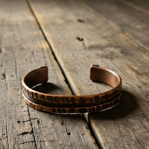 Hammered <b>copper</b> <b>bracelet</b> <b>Copper</b> cuff bangle Arthritis <b>bracelet</b> anniversary gift Pure <b>copper</b> <b>bracelet</b> Rustic viking style - Product Image 1