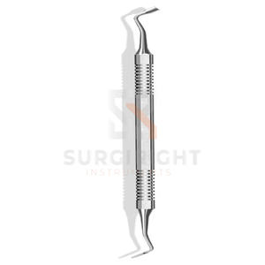 Aplicador de amalgama perpendicular de acero inoxidable, instrumento dental restaurador para la condensación y obturación de amalgama de SurgiRight - Product Image 6