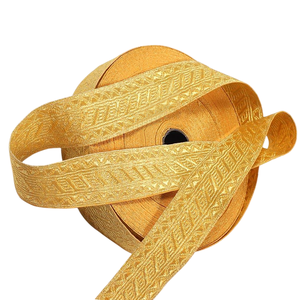 High Quality OEM Uniforms Gold <b>Wire</b> <b>Ribbon</b> Lace Braid Fashion Uniform Gold Braids Lace Bullion <b>Wire</b> Lace - Product Image 4
