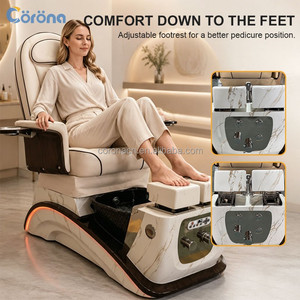Sillón de Pedicura Eléctrico Reclinable y Ajustable de Lujo con Masaje e Hidromasaje en Colores Personalizados para Salón de Uñas y <span class=keywords><strong>Spa</strong></span> - Product Image 4