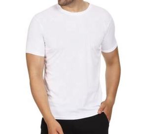 T-shirts blancs unis impression personnalisée sublimation t-shirts coton sensation Jersey tricot tissu 100% polyester unisexe t-shirts vierges - Product Image 1