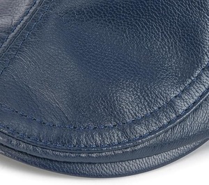Nouvelle casquette en cuir PU pour homme 2026 – Casquette de baseball classique noire unie en cuir pour l'automne et l'hiver, idéale pour l'extérieur - Product Image 5