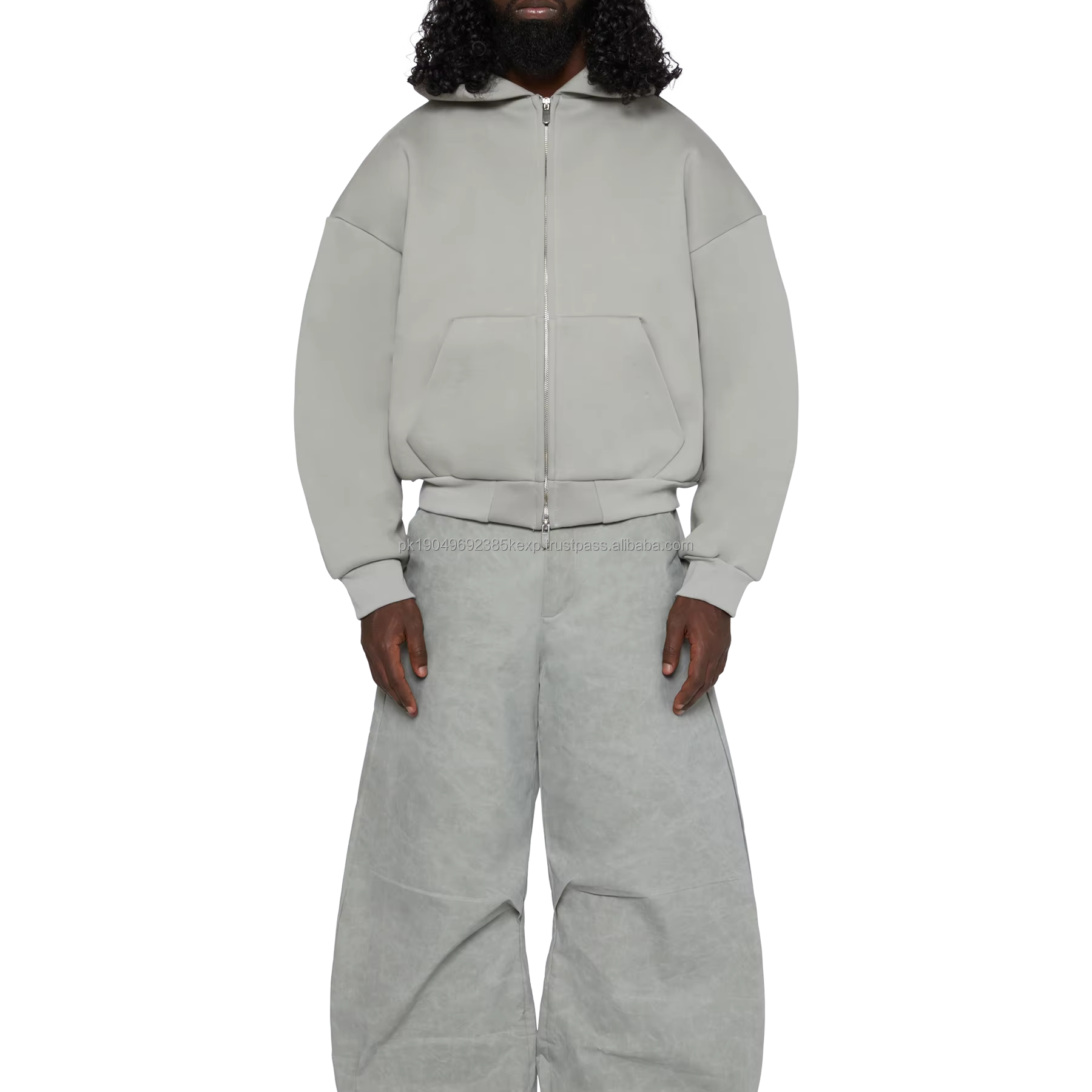 Manufacture Distressed Heavyweight French Terry 100% Cotton 500