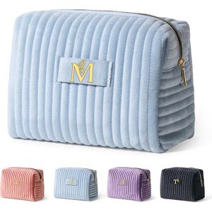 Borse Cosmetiche Personalizzate con Monogramma per Donne, Migliori Amiche, Sorelle - Regali Personalizzati per San Valentino, Compleanno e Ringraziamento - Product Image 1