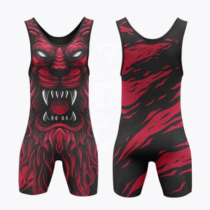 Wholesale Weightlifting Vest Blank Weightlifting Suit Wrestling Singlet Breathable Quick Dry Men Singlets Fitness Singlet - Product Image 2