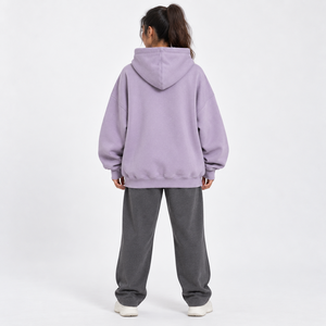 Proveedor de Ropa Personalizada: Sudadera con Hombros Caídos para Mujer, Sudadera Oversize para Mujer, Interior Suave Cepillado, Uso Diario, Suministro al por Mayor - Product Image 3