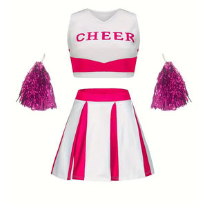 Uniforme de Porristas Personalizado para Adultos y Niñas, Diseño OEM, Mejor Calidad, 100% Poliéster, Último Estilo, Talla Juvenil con Logotipo Personalizado - Product Image 1