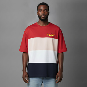 เสื้อยืดผู้ชายปี 2026 รุ่นยอดนิยม ผ้าหนา 280GSM ทรงหลวม ผลิตจากผ้าคอตตอน/โพลีเอสเตอร์ เนื้อเจอร์ซีย์ถักแบบวอร์สเตด เป็นมิตรต่อสิ่งแวดล้อม พร้อมสกรีนโลโก้ตามสั่ง - Product Image 1