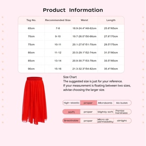 Jupe de <span class=keywords><strong>danse</strong></span> double couche à 360 degrés pour filles de 7 à 16 ans, idéale pour la pratique et les spectacles de <span class=keywords><strong>danse</strong></span> lyrique et de salon - Product Image 6