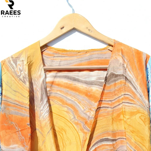 เสื้อไหมพรมผูกเอวสไตล์ฮิปปี้ แขนกระดิ่ง สำหรับผู้หญิง สาวๆ ใส่สบายๆ ในฤดูร้อน - Product Image 5