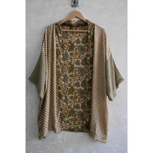 Robe Kimono Longue en Soie Faite Main pour Femme, Imprimée, Sexy, Nuisette de Mariée, Vêtement de Nuit de Luxe, Peignoir - Product Image 1