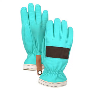 Gants de sécurité pour conducteur en cuir pleine fleur de vachette, haute performance, antistatiques, lisses, confortables, avec bracelet réglable - Product Image 5