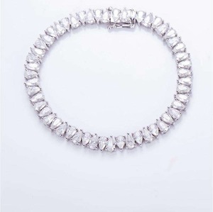 Full Diamond <b>Bracelet</b> for Women 925 <b>Silver</b> Light Luxury Full Diamond Fine Moissanite Girlfriend Birthday Gift <b>Bracelet</b> - Product Image 2