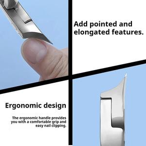 Cortauñas Anguladas de Alta Resistencia para Uñas Encarnadas - Herramienta Profesional de Acero Inoxidable para el Cuidado Personal - Product Image 4