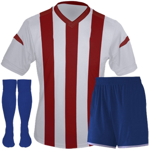 100% Polyester Sublimations-Schiedsrichter-Fußballuniform-Sets Automatisierter Zuschnitt Schnelltrocknend Dehnbar Maßgefertigte Trainingskleidung - Product Image 1