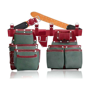 Ceinture porte-outils en cuir de qualité supérieure, personnalisée, avec pochette à outils combinée, support pour outils de charpentier, organiseur de travail, ceinture porte-outils en cuir à vendre - Product Image 1