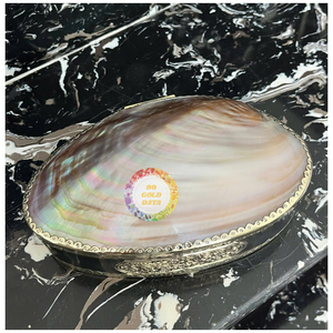 Hot Sale Seastar Polished Handmade Elegant Pearl Shell Tray Unique Natural Crafts Caviar Plate DIY New Real Touch - CARYLN - Product Image 6