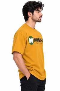 T-shirt pour homme en coton 100% personnalisé, imprimé, couleur unie, léger, col rond, manches courtes, coupe ample, respirant - Product Image 3