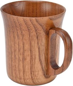 Mug de camping en bois nordique, tasse de randonnée, tasse de survie en plein air, mug de pique-nique avec poignée - Écologique pour un usage domestique - Product Image 6
