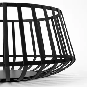 Handmade Serving <b>Bowl</b> with Premium Artisan Handcrafted <b>Metal</b> ConstructionModern <b>Metal</b> Wire <b>Bowl</b> Set Round Minimalist Decorative - Product Image 4