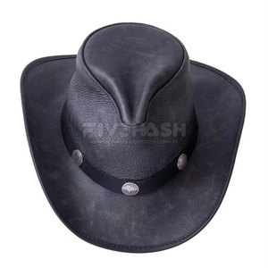 Chapeaux de cheval entièrement personnalisés sur mesure, chapeaux de brousse, chapeaux de cowboy en cuir sur mesure, tendance du moment, fabriqués au Pakistan - Product Image 4