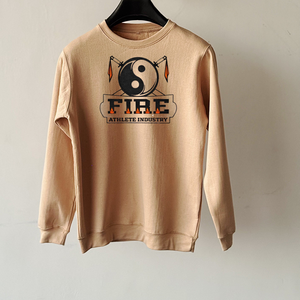 เสื้อสเวตเชิ้ตสตรีทแวร์สำหรับฤดูหนาวปี 2025 พร้อมโลโก้และลายพิมพ์ด้านหน้าแบบกำหนดเอง คุณภาพสูง ไซส์พลัส ผ้าฝ้ายฟลีซ - Product Image 4