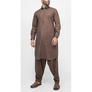 Shalwar Kameez cómodo para hombre, tela premium, ropa tradicional para uso diario, Shalwar Kameez tradicional de algodón para hombre - Product Image 1