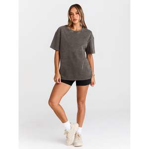 Camisetas Gráficas Personalizadas de Verano 2025 Estilo Y2K para Mujer, Top de Seda Vintage de Talla Grande, Estilo Grunge, Básico, Informal, de Manga Corta - Product Image 3