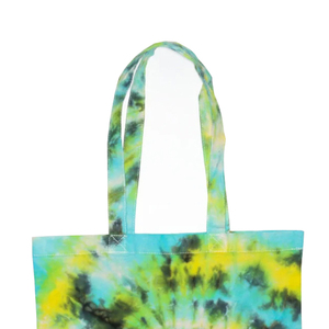 Wholesale Foldable Canvas Tote <b>Bag</b> Custom Logo And Size Reusable Comfortable Shopping <b>Bag</b> 100% Tie Dye Cotton - Product Image 4